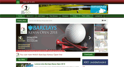 Desktop Screenshot of kenya-opengolf.com